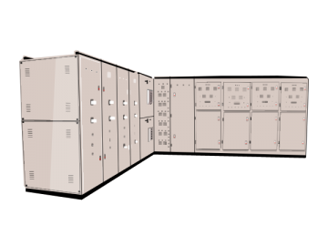 Panels for Join-Generators Power Supply and Change-Over Switches